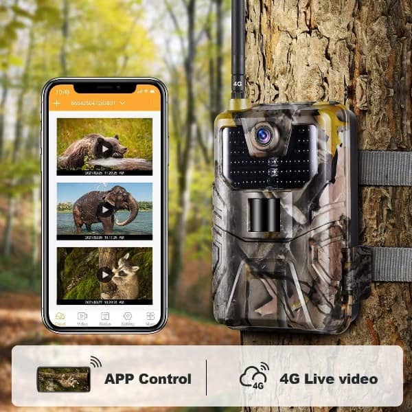 Caméra de chasse avec application mobile - 4G caméra surveillance
