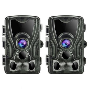 Pack 2 caméras hc801a offrant une grande autonomie et une vision nocturne infrarouge